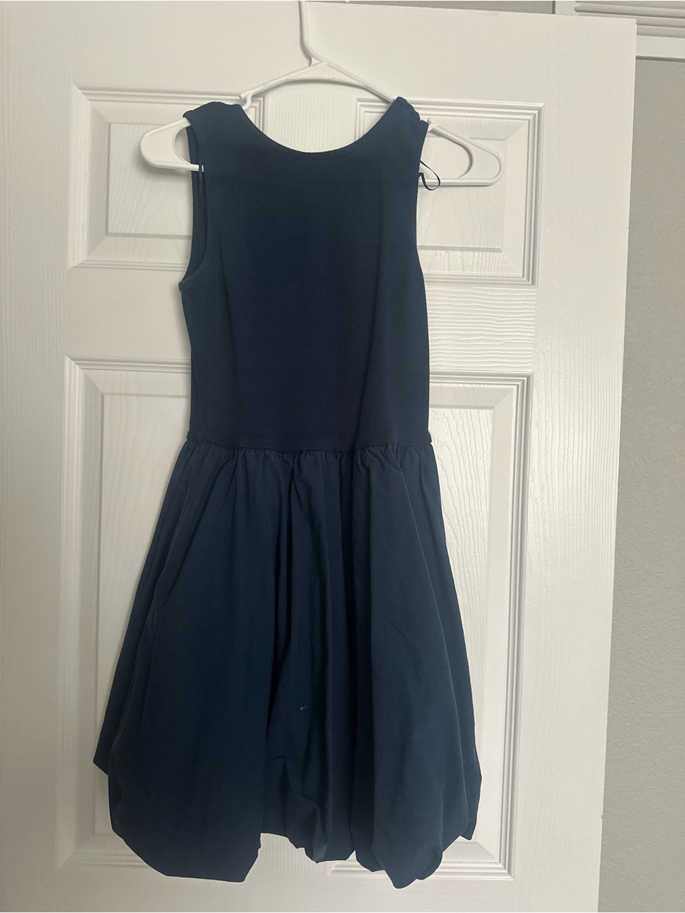 Everly Navy Sleeveless Girls' Party Dress